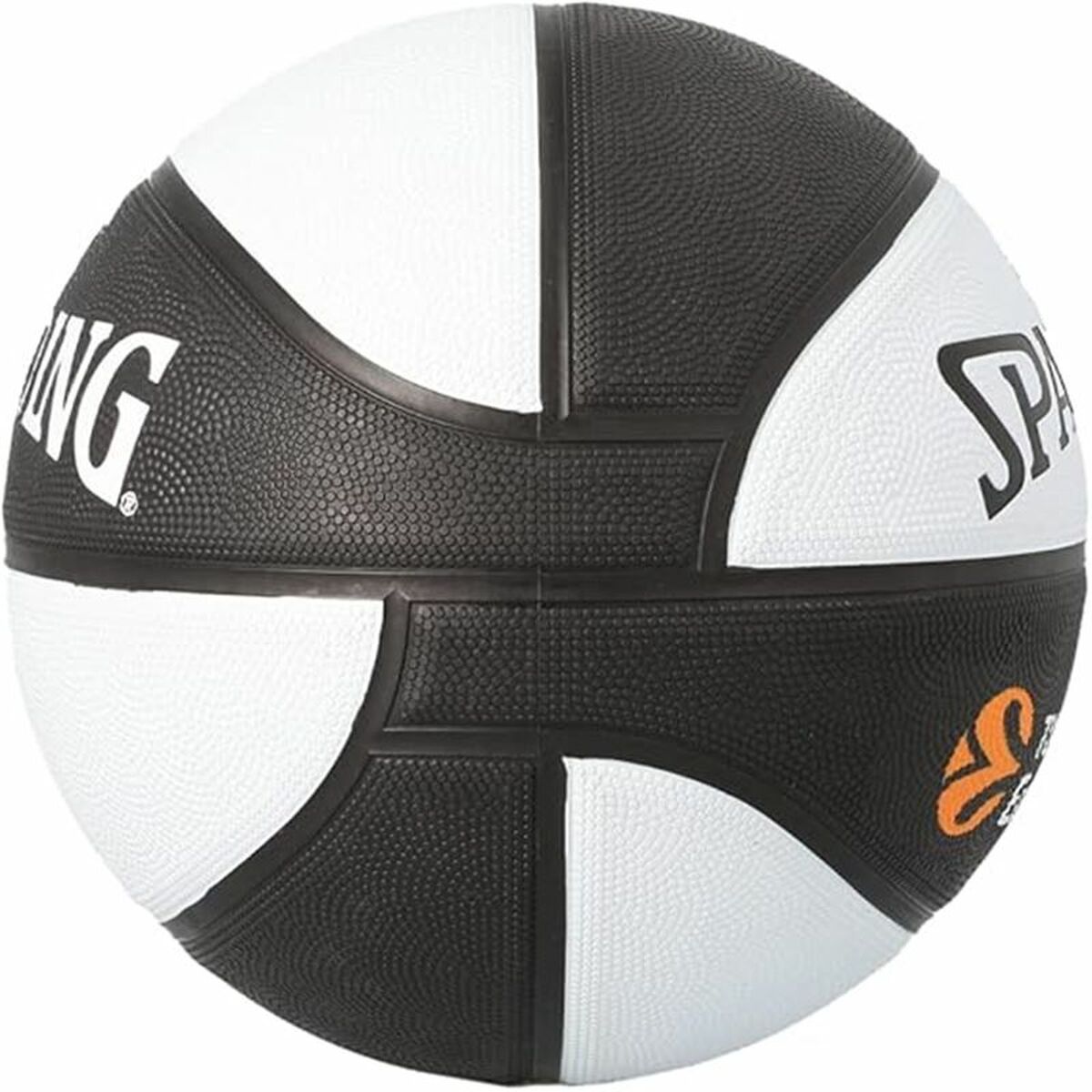 Basketball Ball Spalding Asvel Sz7 White Black (Size 7)-3