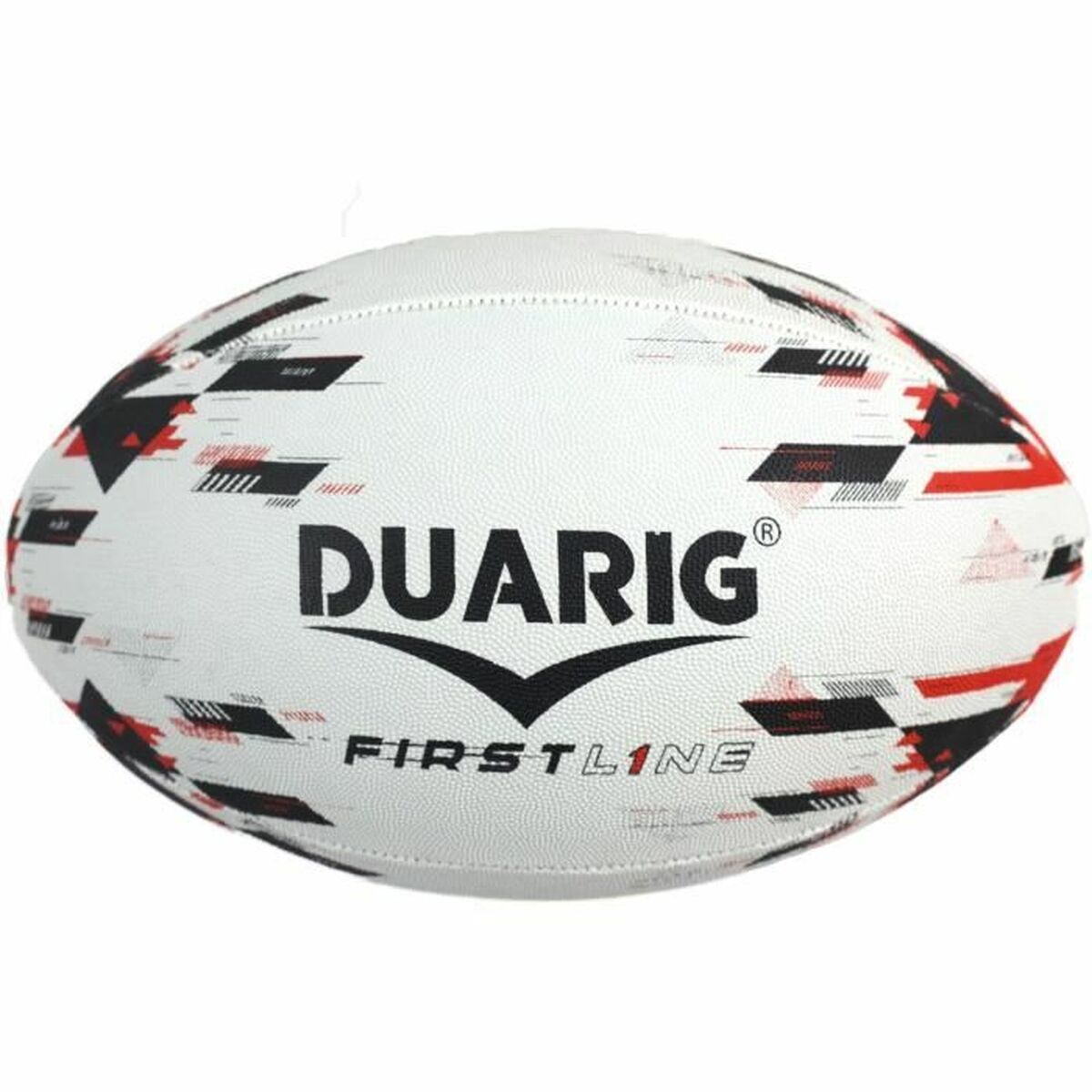 Rugby Ball Duarig Black Red-0
