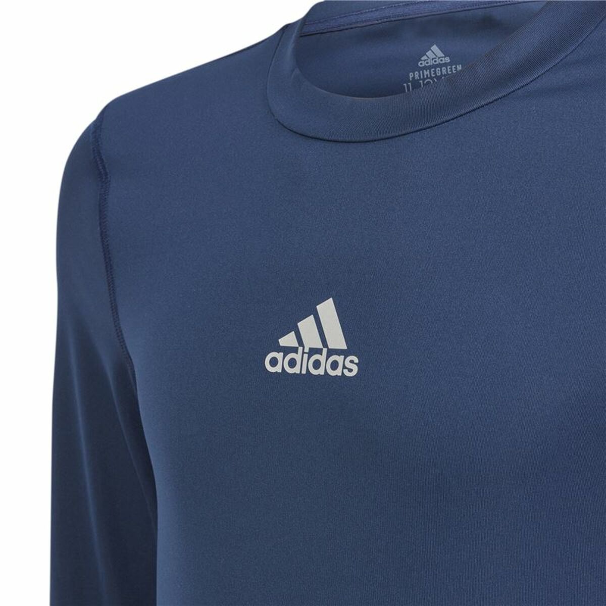 Children's Short Sleeved Football Shirt Adidas Techfit Blue-7