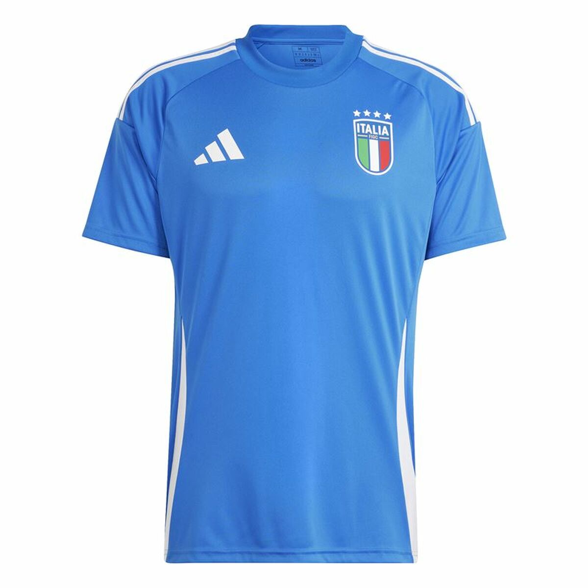 Men's Short-sleeved Football Shirt Adidas Italia 1ª 24 Blue-0