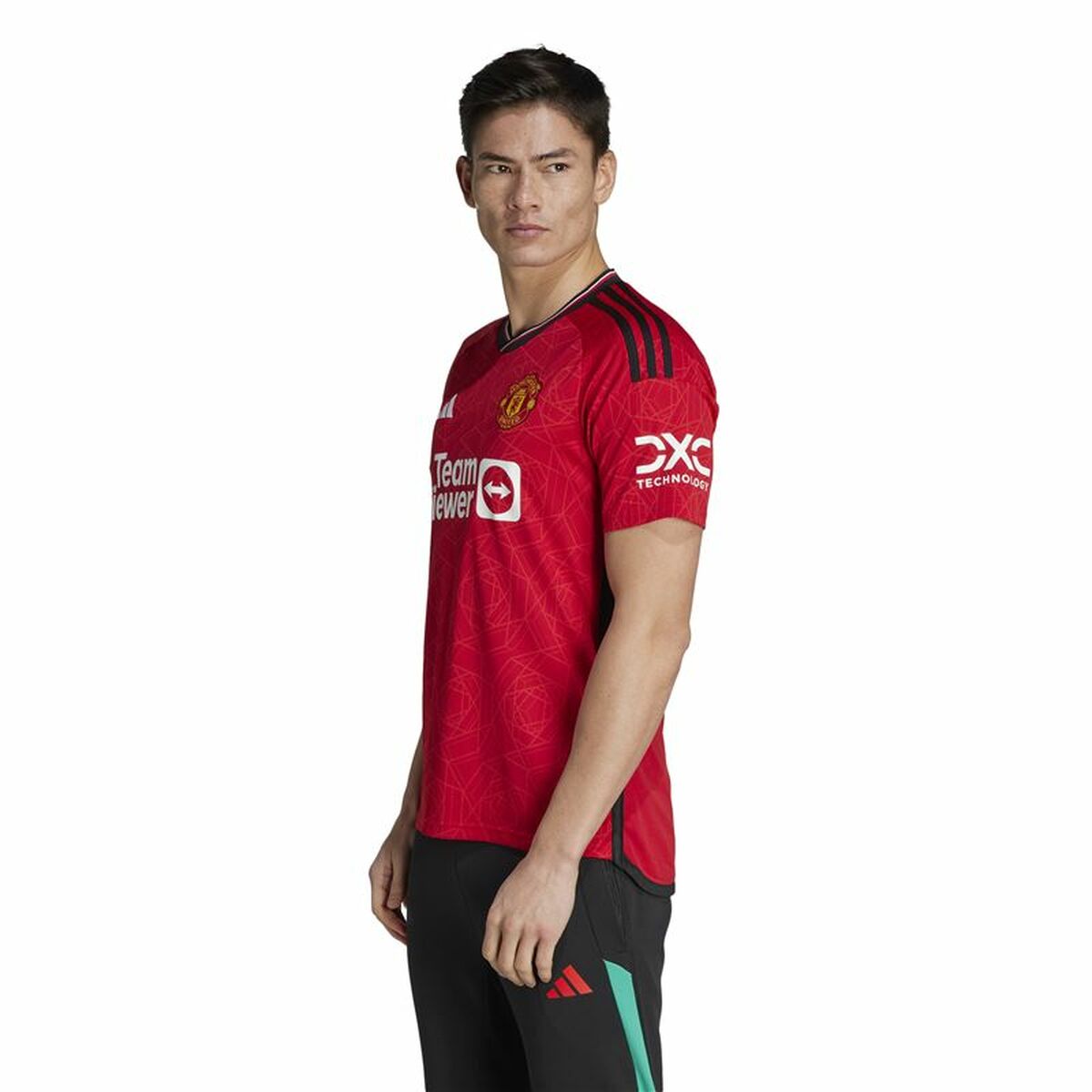 Men’s Short Sleeve T-Shirt Adidas Manchester United-8