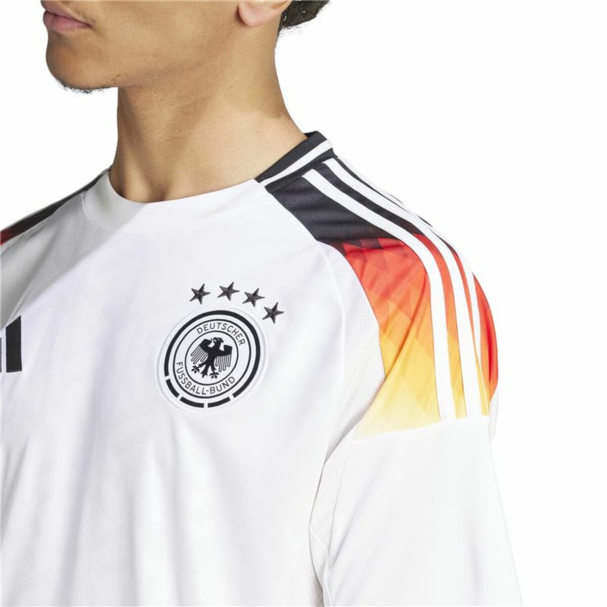 Men's Short-sleeved Football Shirt Adidas Alemania (XL)-5