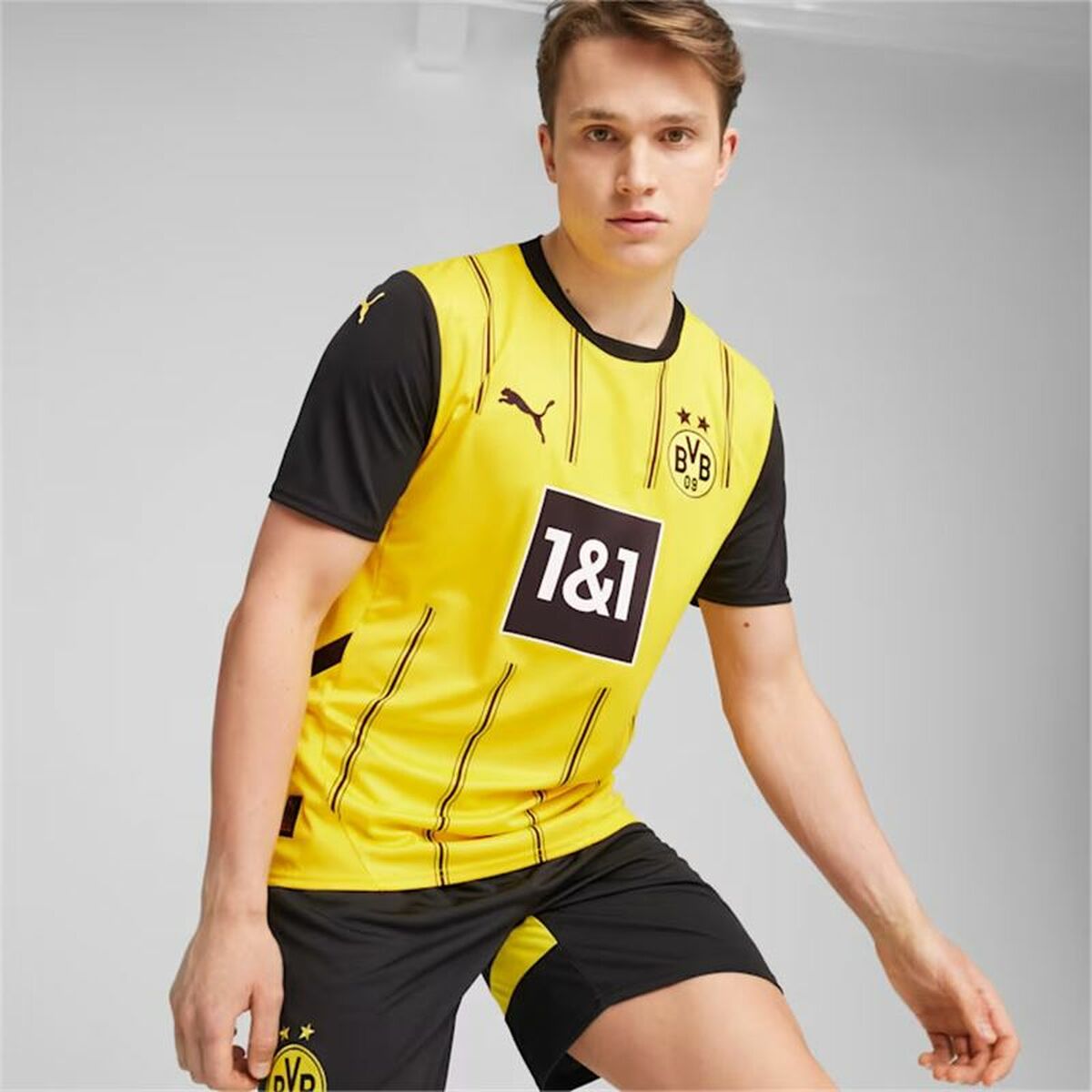 Men's Short-sleeved Football Shirt Puma Borussia-9