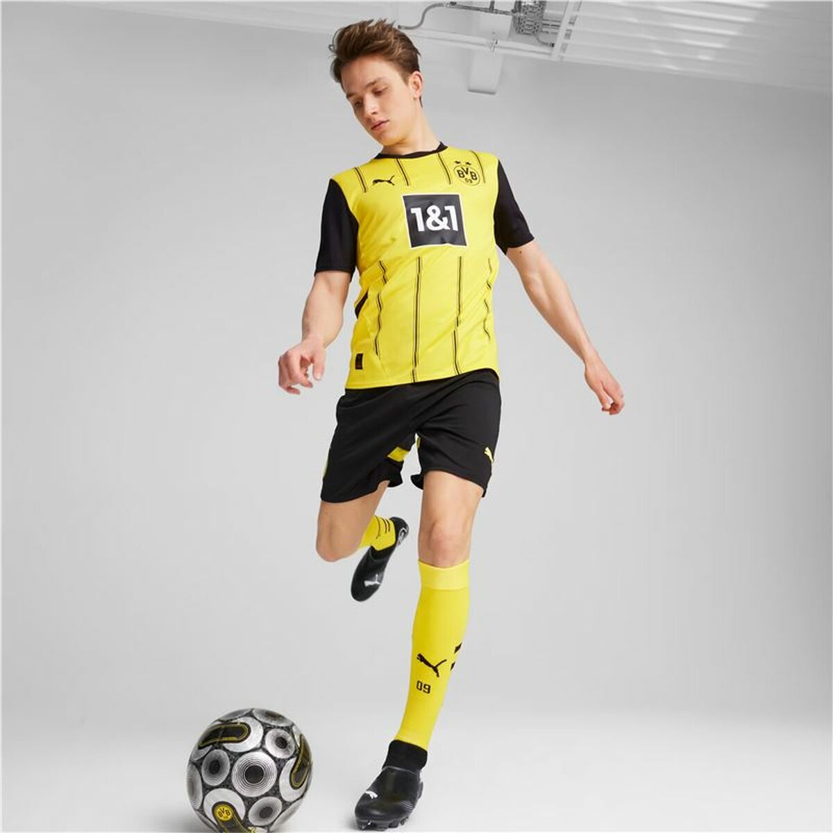 Men's Short-sleeved Football Shirt Puma Borussia-8