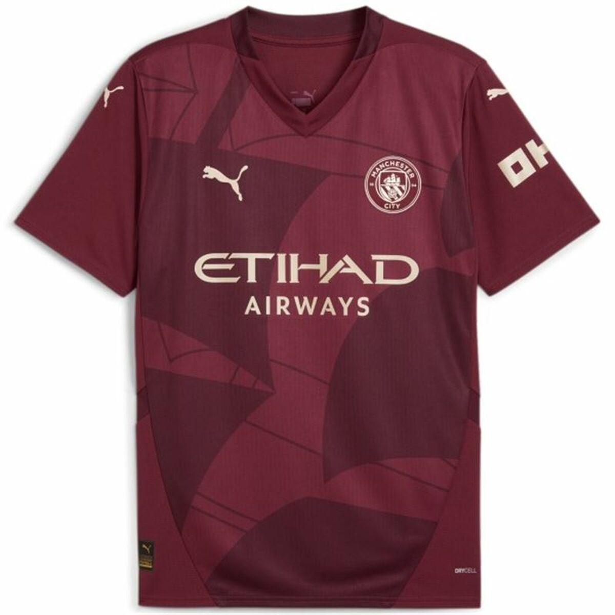 Men's Short-sleeved Football Shirt Puma Mcfc Third Jersey Replica-0