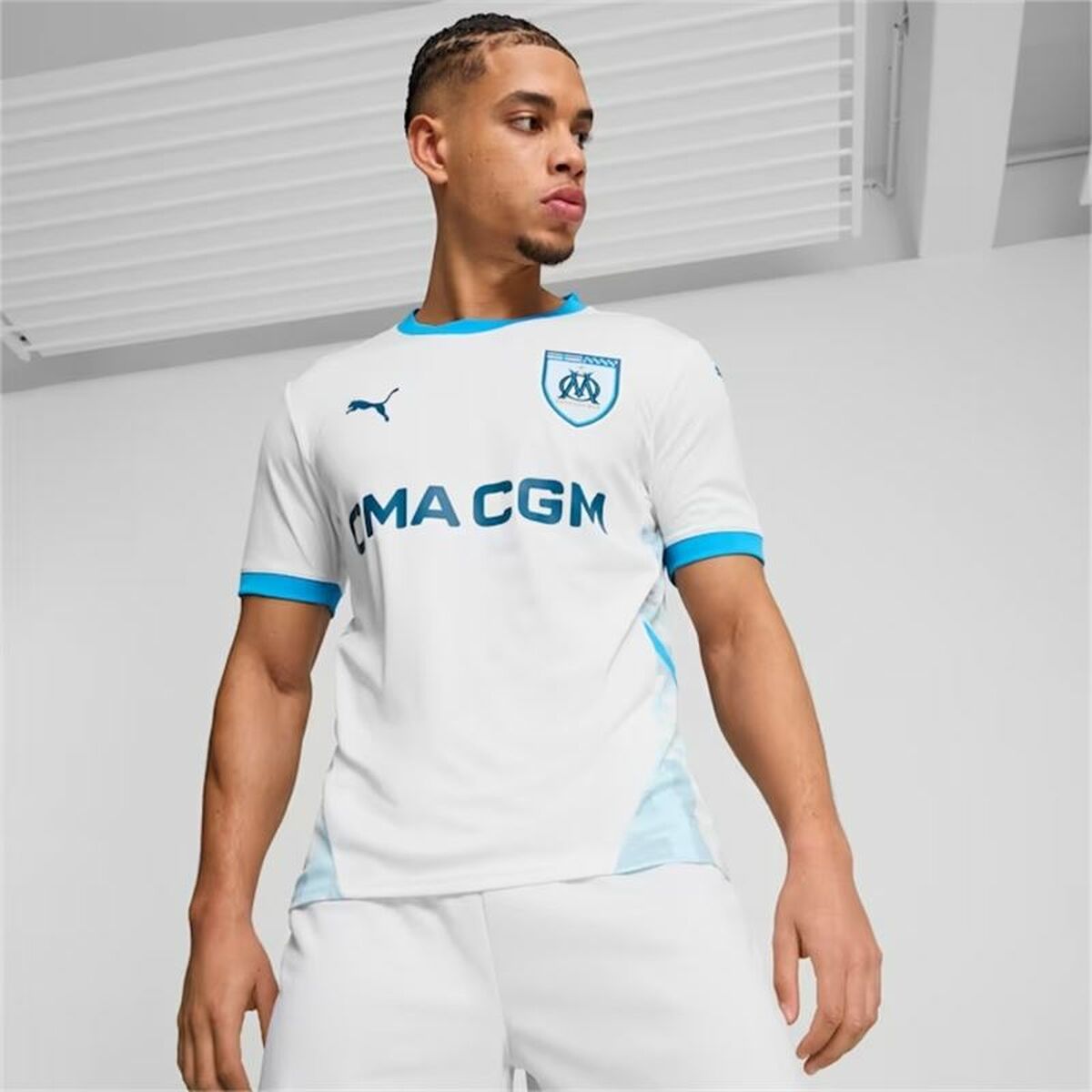 Men's Short-sleeved Football Shirt Puma Olympique de Marseille Home 24/25-8