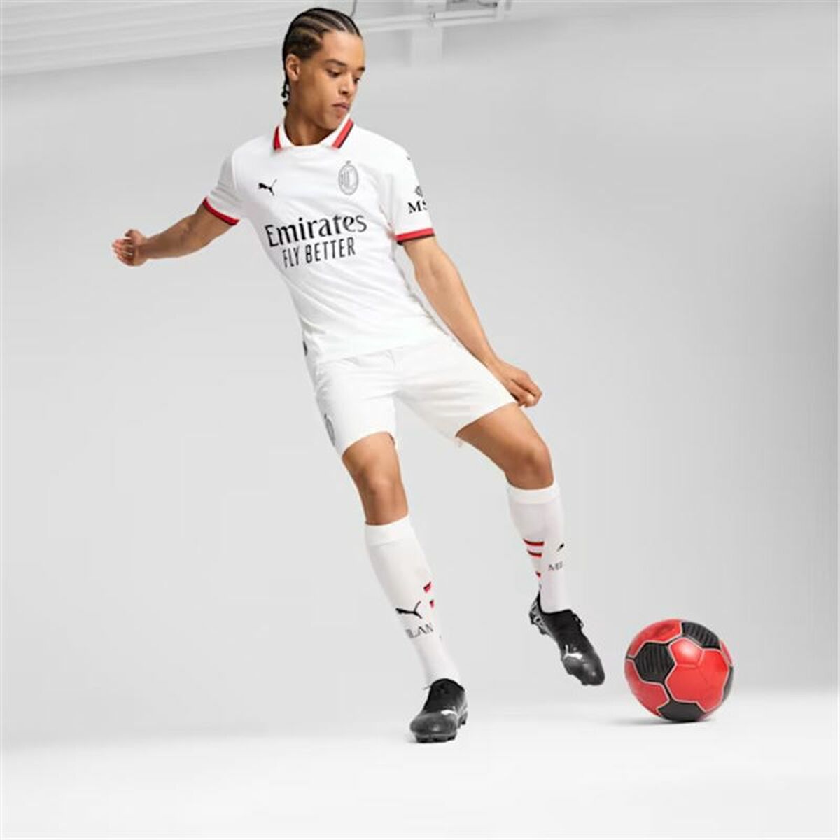 Men's Short-sleeved Football Shirt Puma AC Milan-7