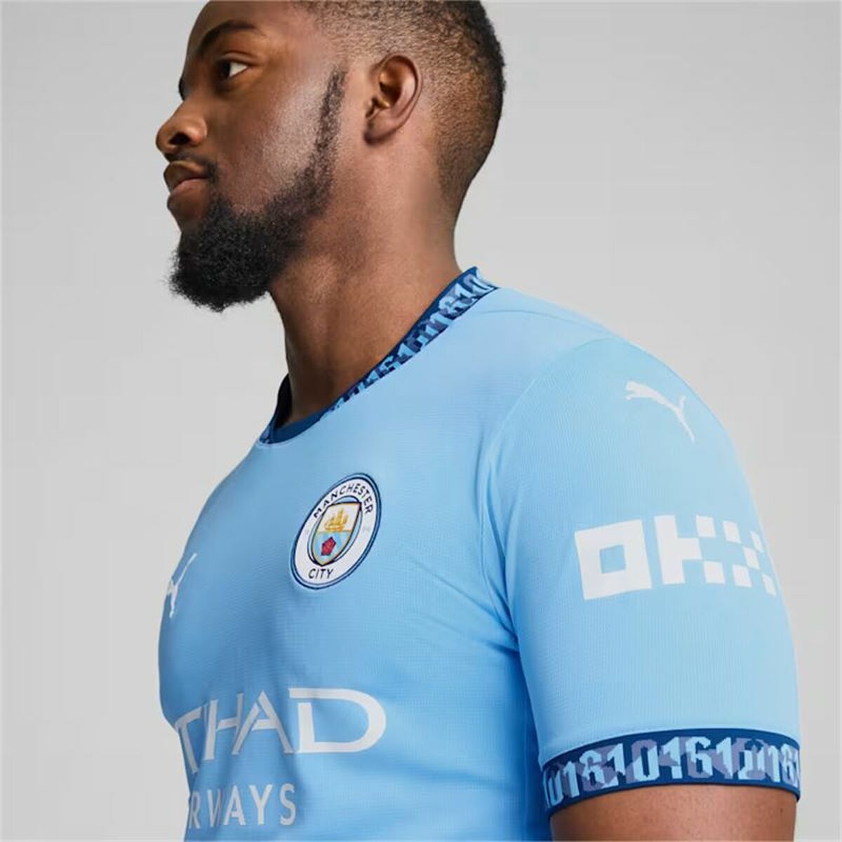 Men's Short-sleeved Football Shirt Puma Manchester City 24/25 1ª-7