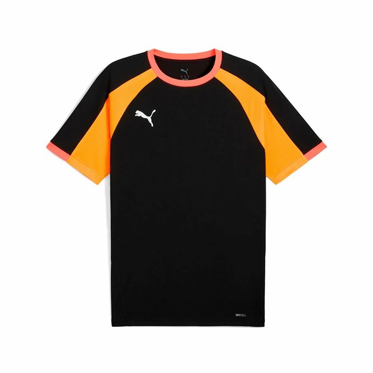 Men's Short-sleeved Football Shirt Puma Individualliga Black-0