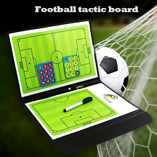 Coach Like A Pro: Soccer Coaches Clipboard Kit With Magnetic Board, Marker Pen & Zipper Bag