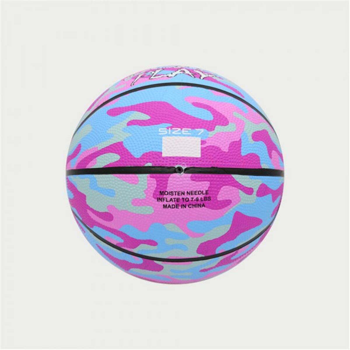 Basketball Ball Peak Peak Camo Ball Blue Light Pink (Size 5)-4