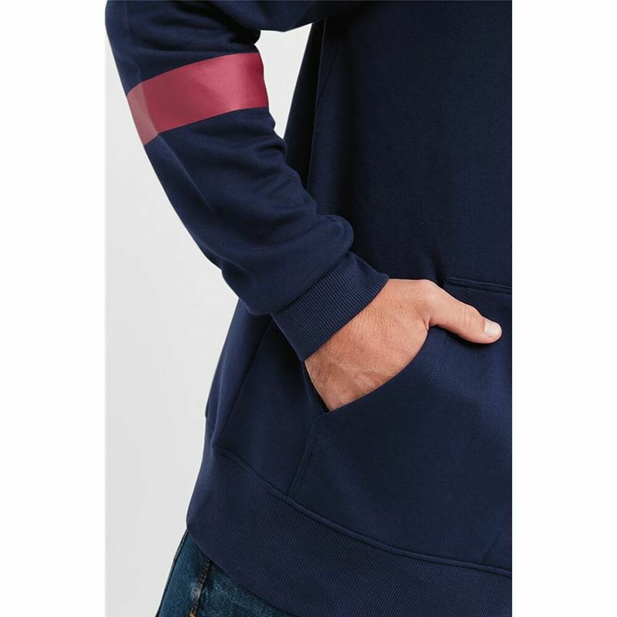 Men’s Hoodie F.C. Barcelona Navy Blue-5