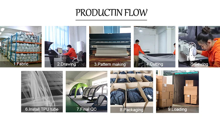 Hot sale!Large Size Adjustable Inflatable Soccer Goal Pitch with Net for Kids' Outdoor Football Field Single Layer Folding Tent