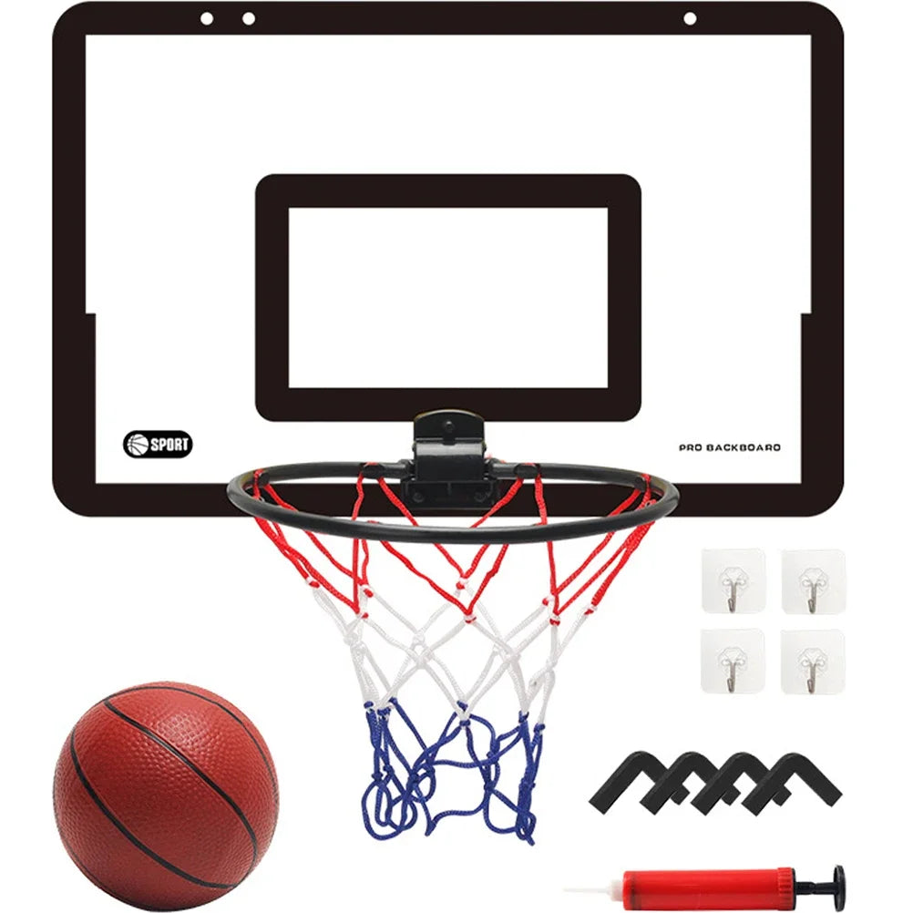 Indoor children's safety and fun games children's home sports basketball set wall bracket non perforated basketball frame