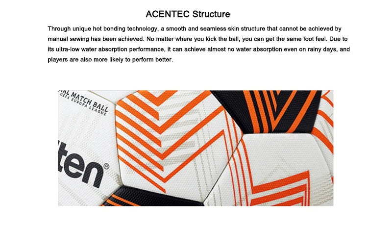 Molten Professional High Quality Size 5 PU Material Outdoor Football Training League Goal Official Match Seamless Futbol Topu