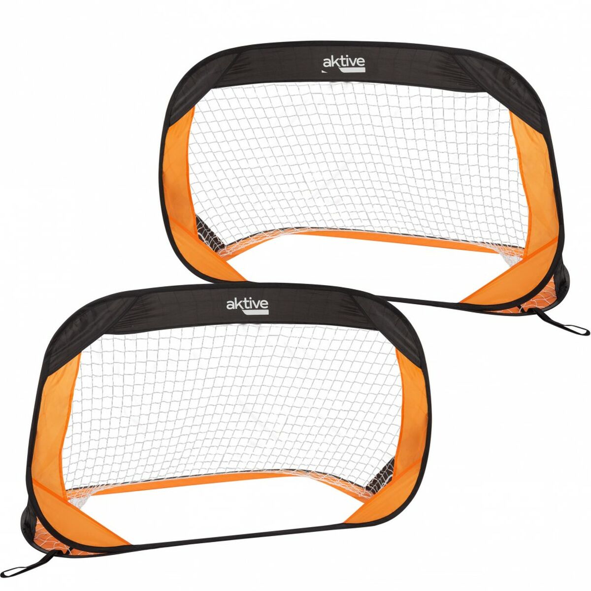 Set of 2 football goals Aktive 120 x 80 x 80 cm (2 Units)-4