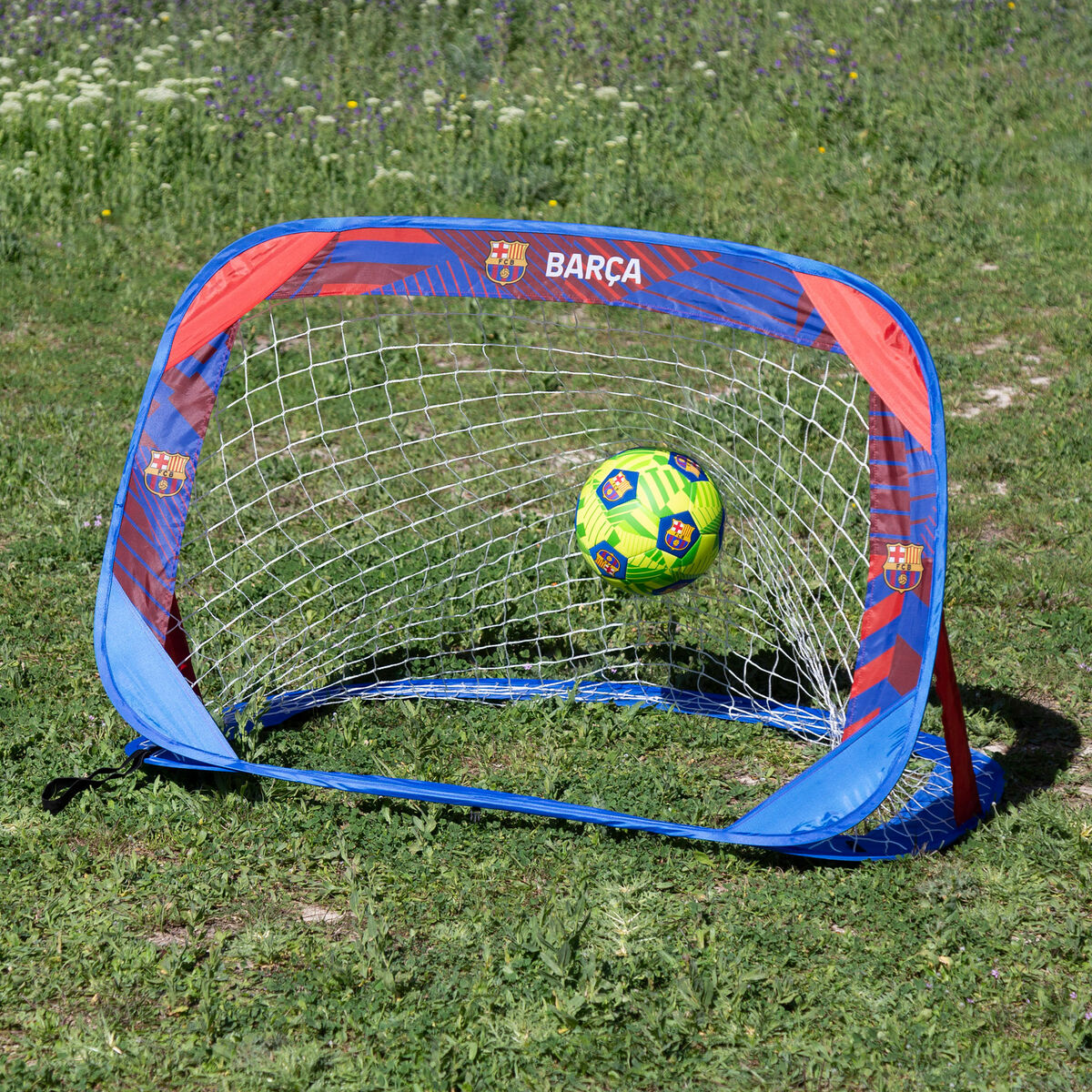 Set of 2 football goals F.C. Barcelona 120 x 80 x 80 cm (2 Units)-4