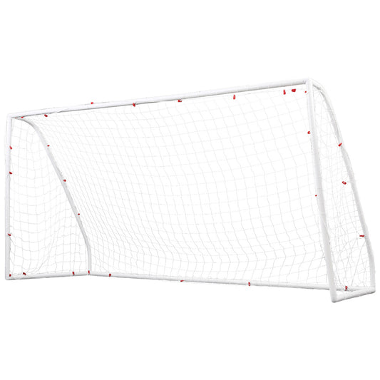 Everfit 12FT Soccer Football Goal Net UPVC Frame with PE Mesh Weatherproof Portable Goals for Backyard Training Competitive Play