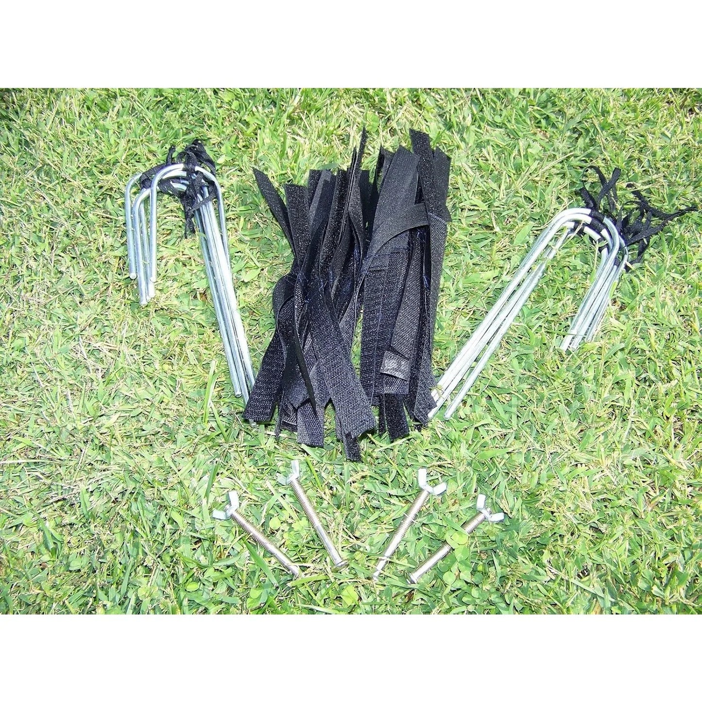 Official Size 24 X 8 X 5 Ft. Steel Soccer Goal. Heavy Duty Frame w/Net. Tournament, Regulation Size Goals. Professional Portable