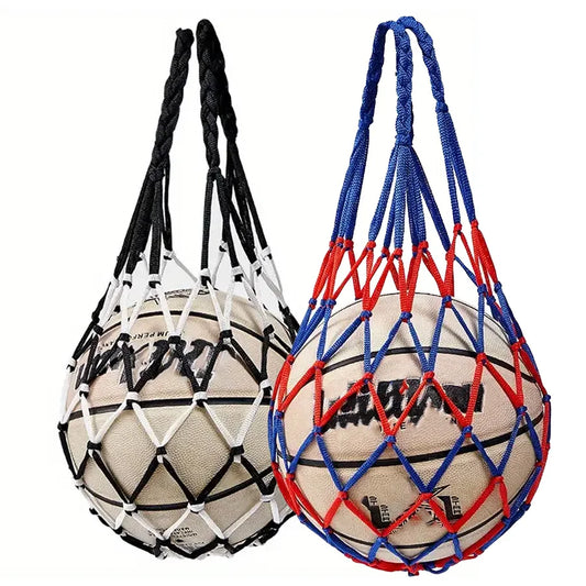 Basketball Net Bag Thick Woven Net Basketball Storage Durable Nylon Training Net Bag for all kinds of balls 