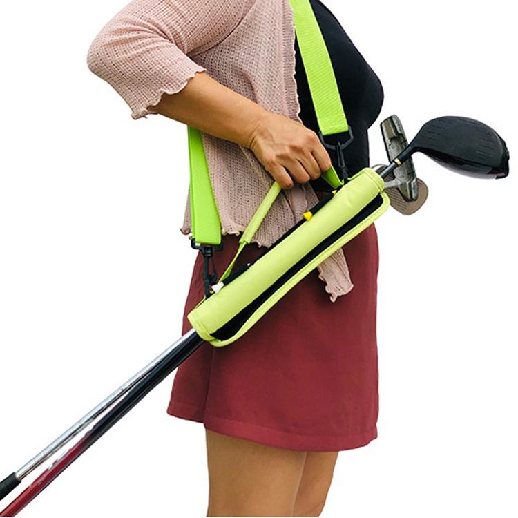 Portable Golf Bag for Cues - Handbag - Purple