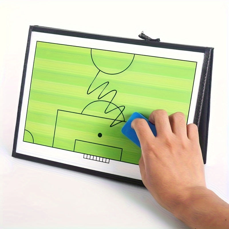 Coach Like A Pro: Soccer Coaches Clipboard Kit With Magnetic Board, Marker Pen & Zipper Bag