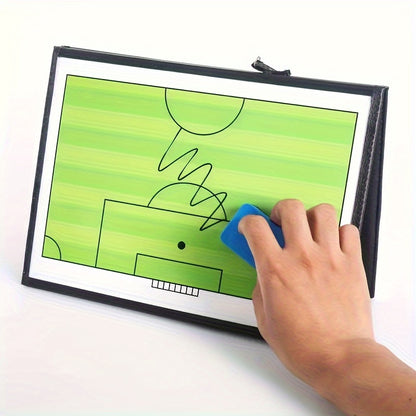 Coach Like A Pro: Soccer Coaches Clipboard Kit With Magnetic Board, Marker Pen & Zipper Bag
