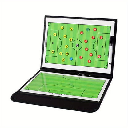 Coach Like A Pro: Soccer Coaches Clipboard Kit With Magnetic Board, Marker Pen & Zipper Bag