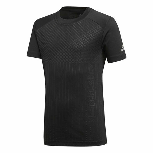 Children's Short Sleeved Football Shirt Adidas Nemeziz Black-0