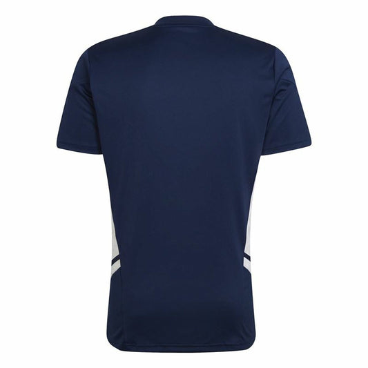 Men's Short-sleeved Football Shirt Adidas Con22 Blue-10