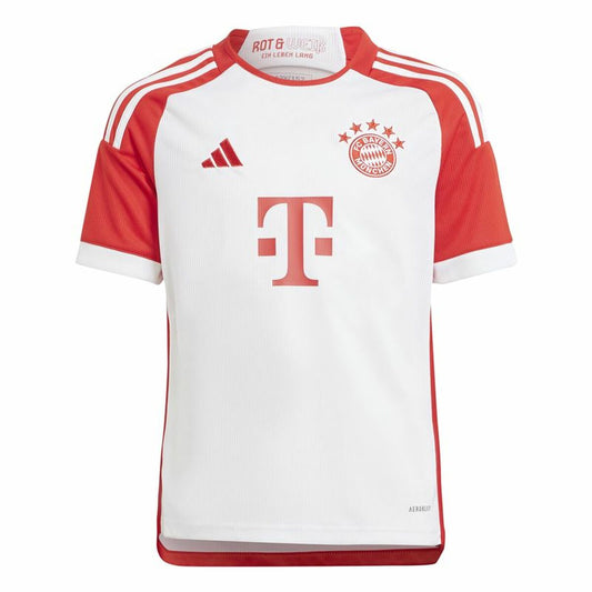 Children's Short Sleeved Football Shirt Adidas Fcb H Jsy Infantil (7-8 Years)-0