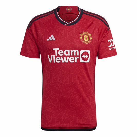 Men’s Short Sleeve T-Shirt Adidas Manchester United-0