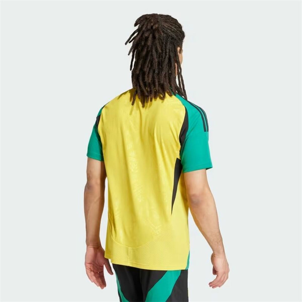 Football T-Shirt Adidas Jamaica 2024 Home Yellow-7