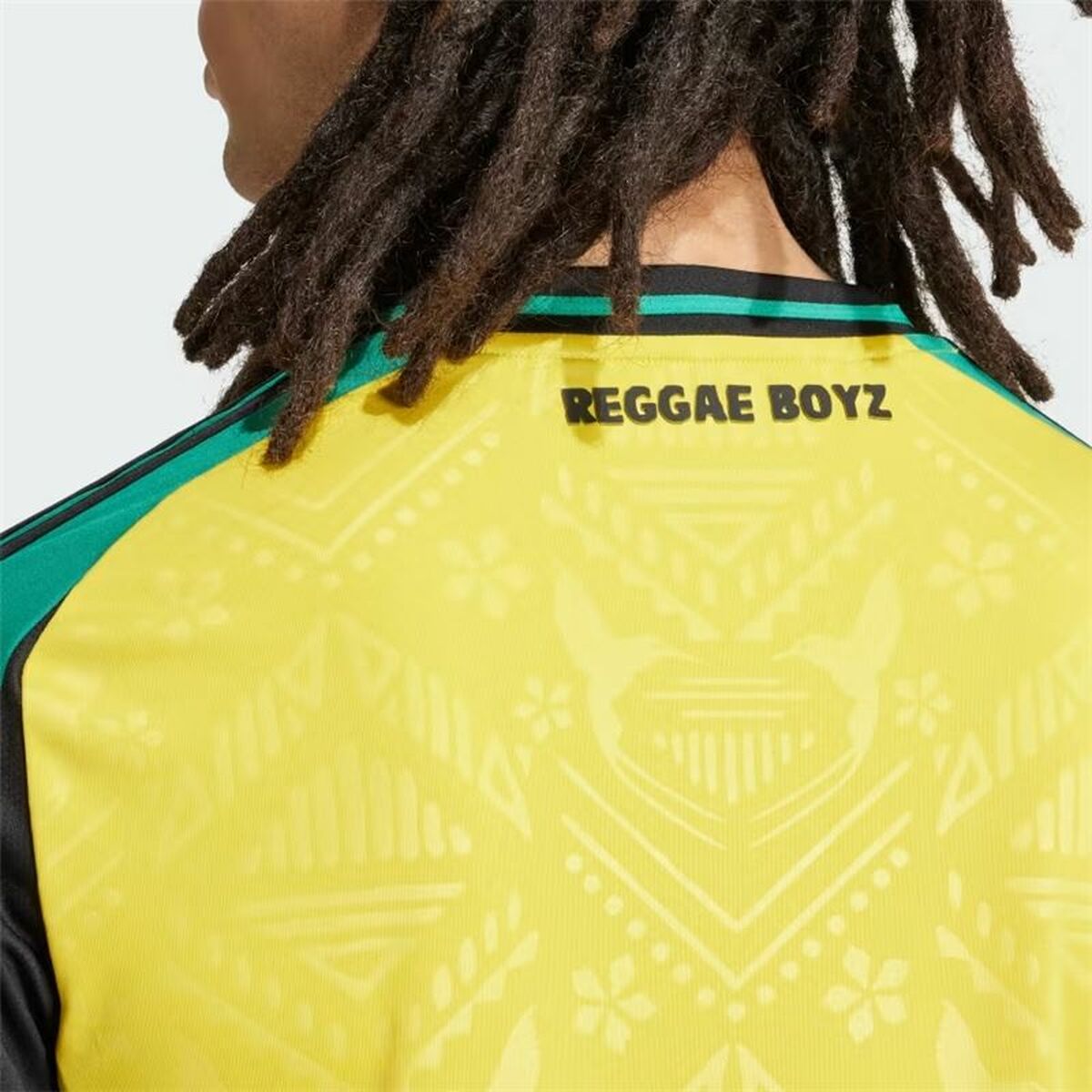 Football T-Shirt Adidas Jamaica 2024 Home Yellow-5