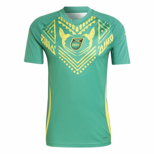 Football T-Shirt Adidas Jamaica 2024 Pre Match Green-0