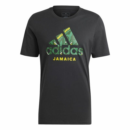 Football T-Shirt Adidas Jamaica Seasonal Graphic Blue-0