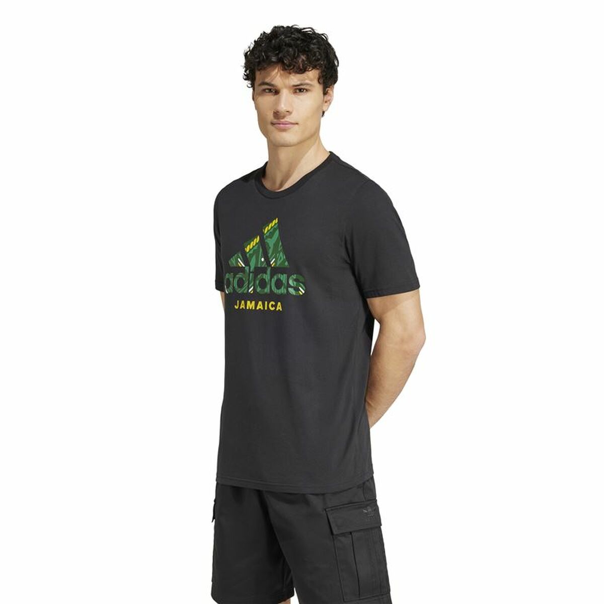 Football T-Shirt Adidas Jamaica Seasonal Graphic Blue-8