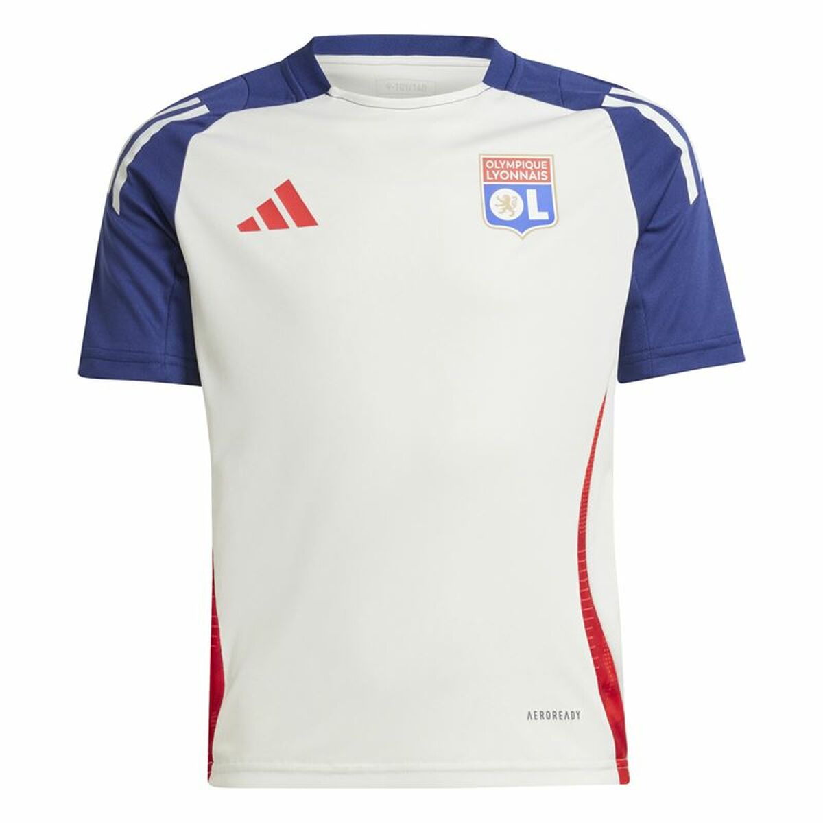 Children's Short Sleeved Football Shirt Adidas Tiro24 Blue (9-10 Years)-0