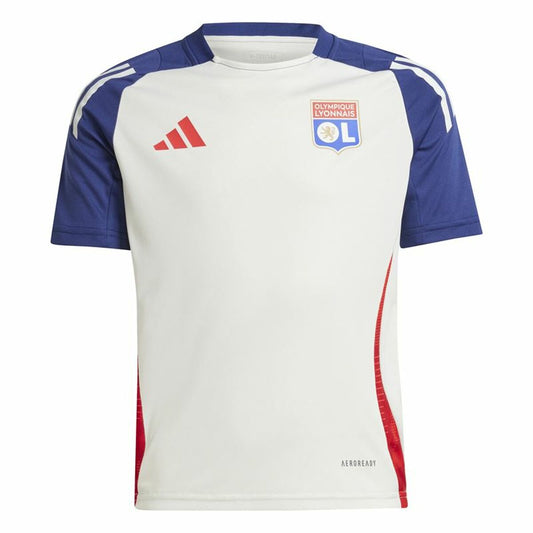 Children's Short Sleeved Football Shirt Adidas Tiro24 Blue (9-10 Years)-0