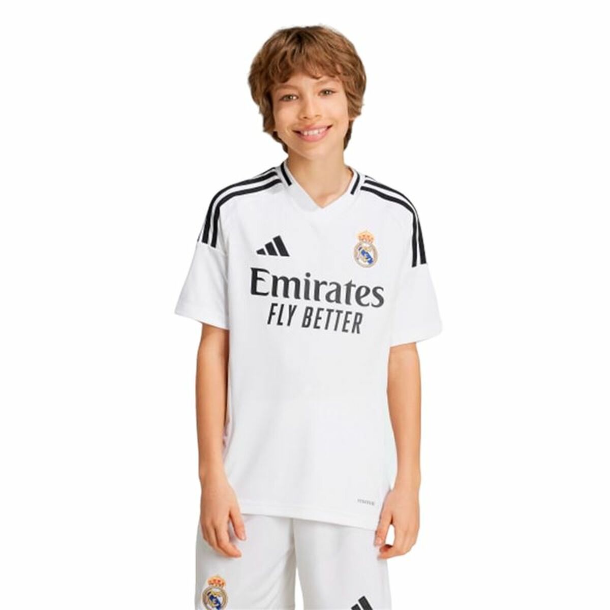 Football T-Shirt Adidas Real Madrid 24/25 White-7