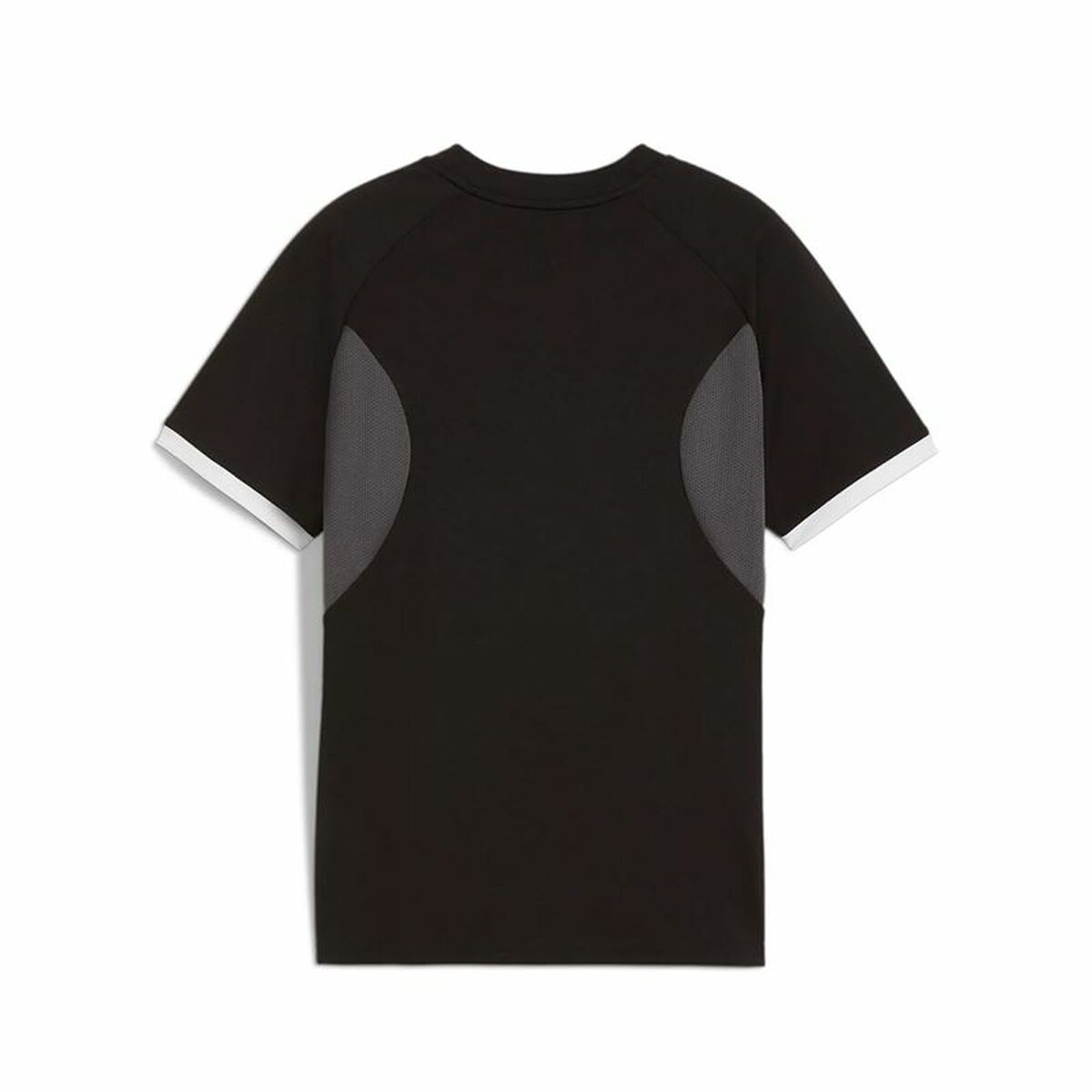 Children's Short Sleeved Football Shirt Puma Individualliga Black-5