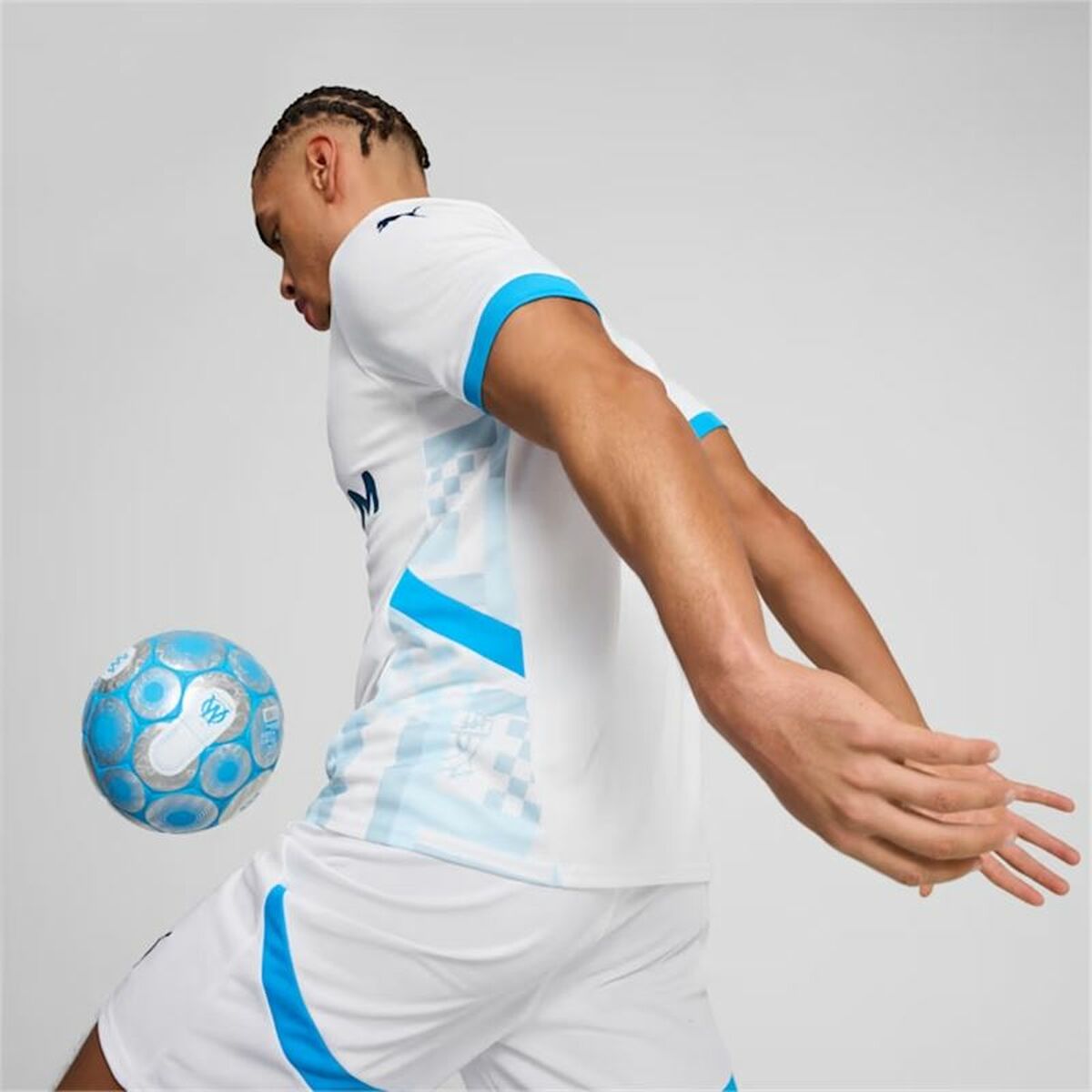Men's Short-sleeved Football Shirt Puma Olympique de Marseille Home 24/25-5
