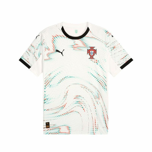 Men's Short-sleeved Football Shirt Puma Portugal Away Repl White-0