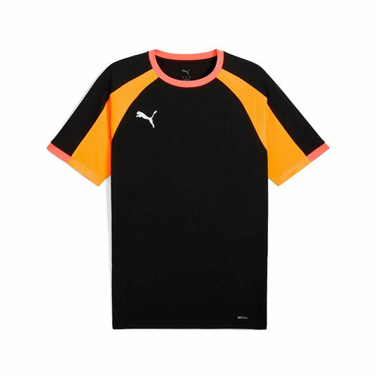 Men's Short-sleeved Football Shirt Puma Individualliga Black-0
