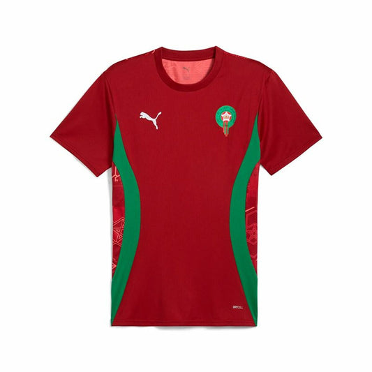 Men's Short-sleeved Football Shirt Puma Marruecos Prematch Ss Red-0