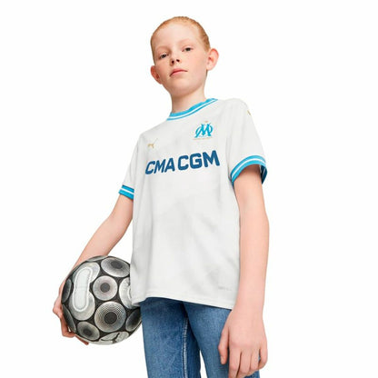 Child's Short Sleeve T-Shirt Puma Olympique de Marsella-6