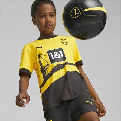 Children's Short Sleeved Football Shirt Puma Borussia Dortmund-4