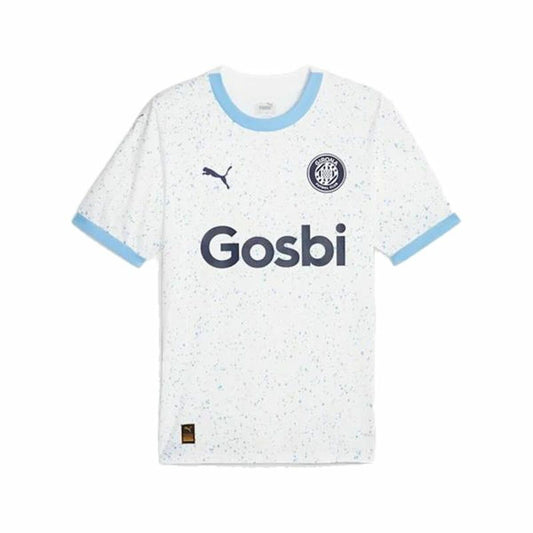 Men's Short-sleeved Football Shirt Puma Girona FC visitante 23/24 White-0