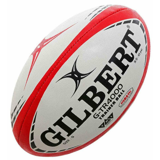 Rugby Ball Gilbert G-TR4000 White 28 cm Red-1