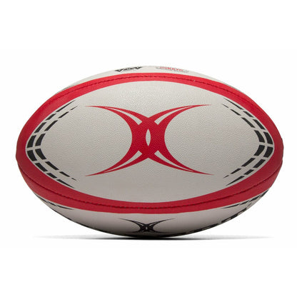 Rugby Ball Gilbert G-TR4000 White 28 cm Red-2